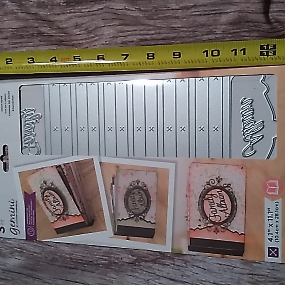 Gemini metal die cuts dimensionals by Crafters companion